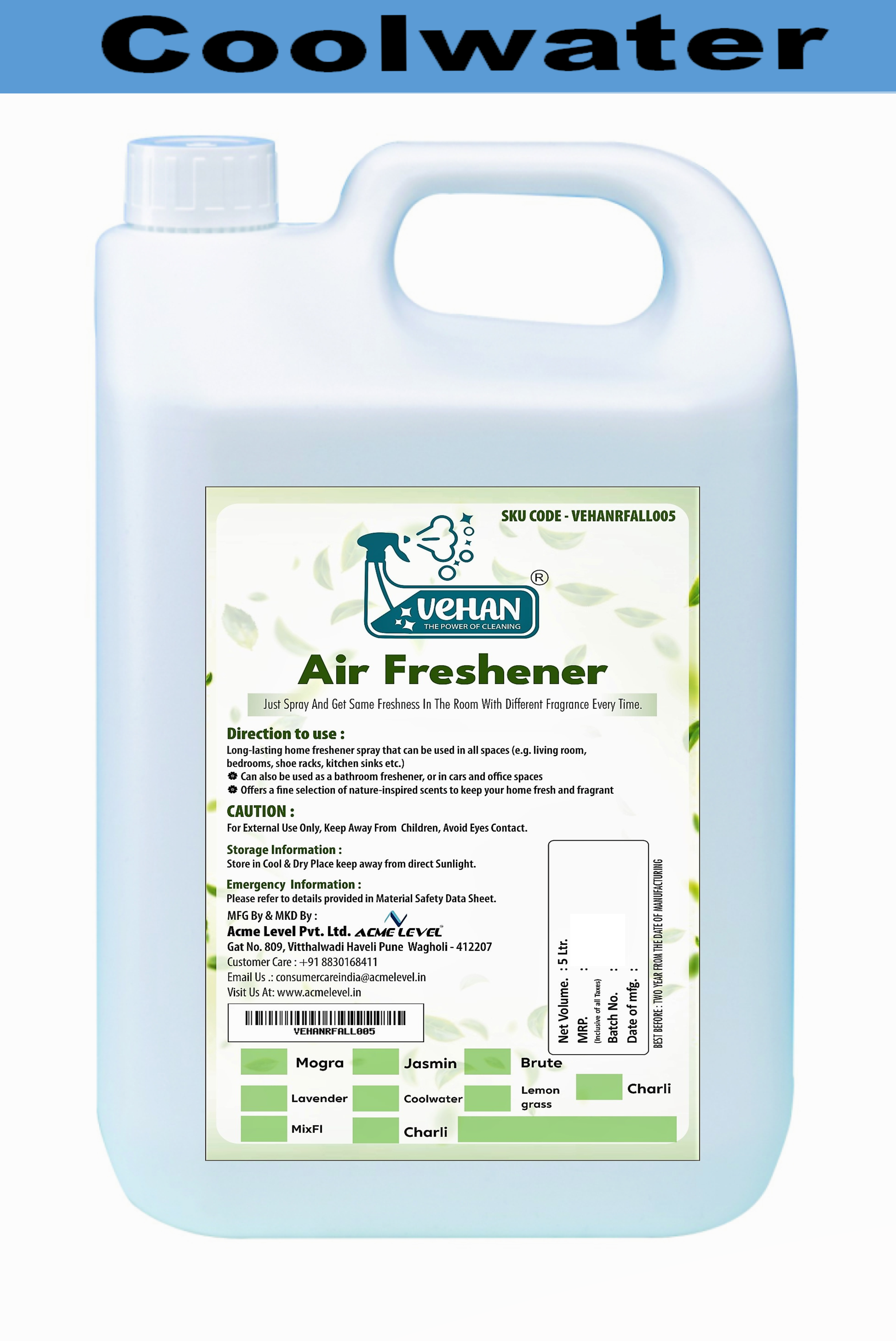 Room Freshener (Coolwater)